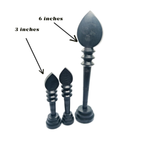 Buy Original Karungali Vel with Stand 3 & 6 Inches Ebony Vel