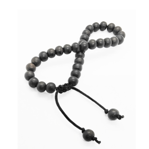 Adjustable Karungali Bracelet Orignal Black Ebony Wood (6MM) With GOVT. Certificate