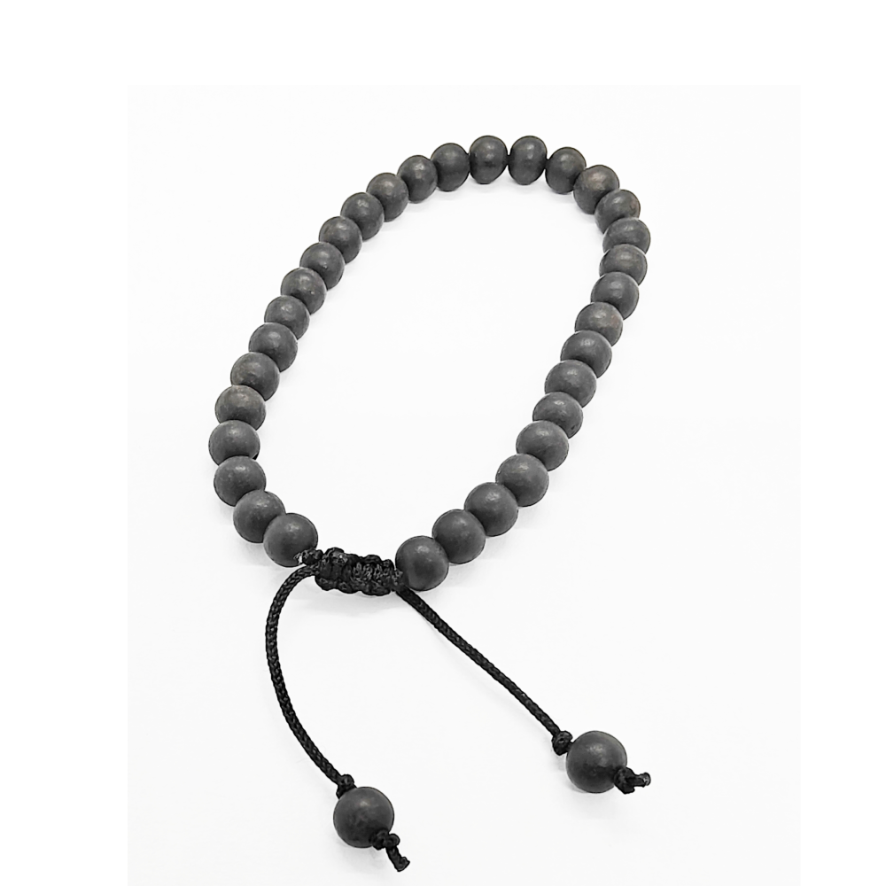 Adjustable Karungali Bracelet Orignal Black Ebony Wood (6MM) With GOVT. Certificate - Image 3