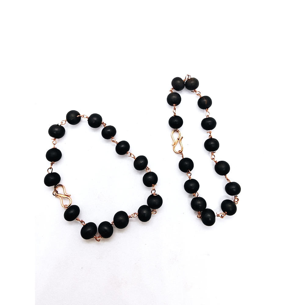 Copper Bracelet 8mm Beads, 100% Pure Copper (Adjustable) With GOVT. Certificate - Image 4