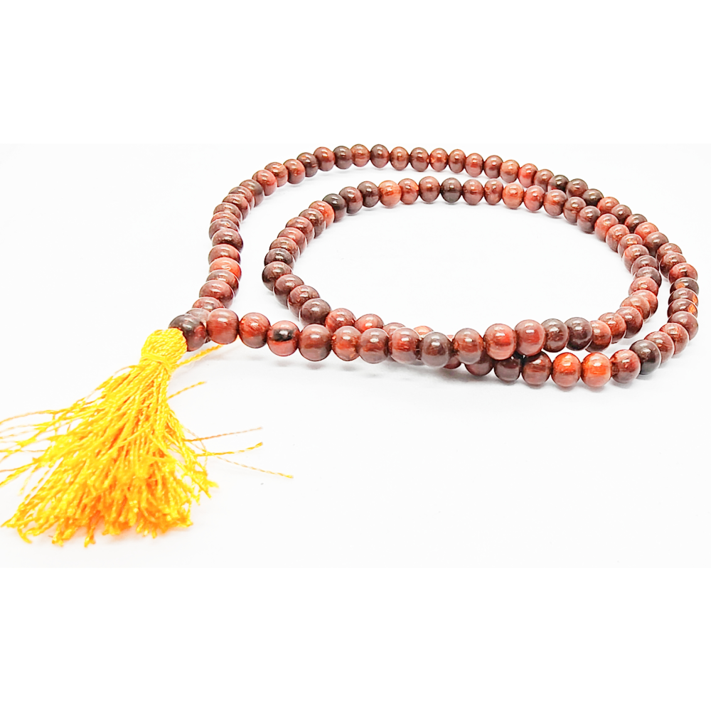 Original Sengali Wood Malai 6MM & 8MM (Red Sandalwood Mala)