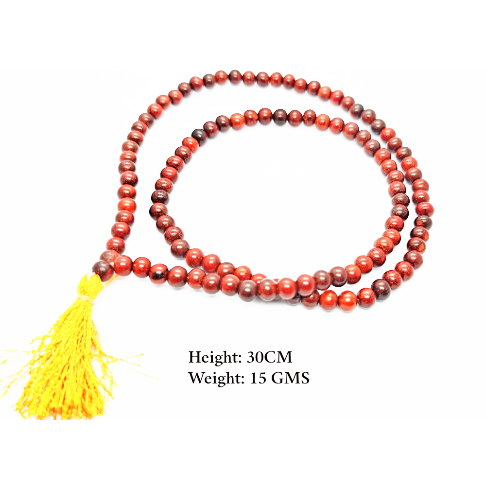 Original Sengali Wood Malai 6MM & 8MM (Red Sandalwood Mala) - Image 3