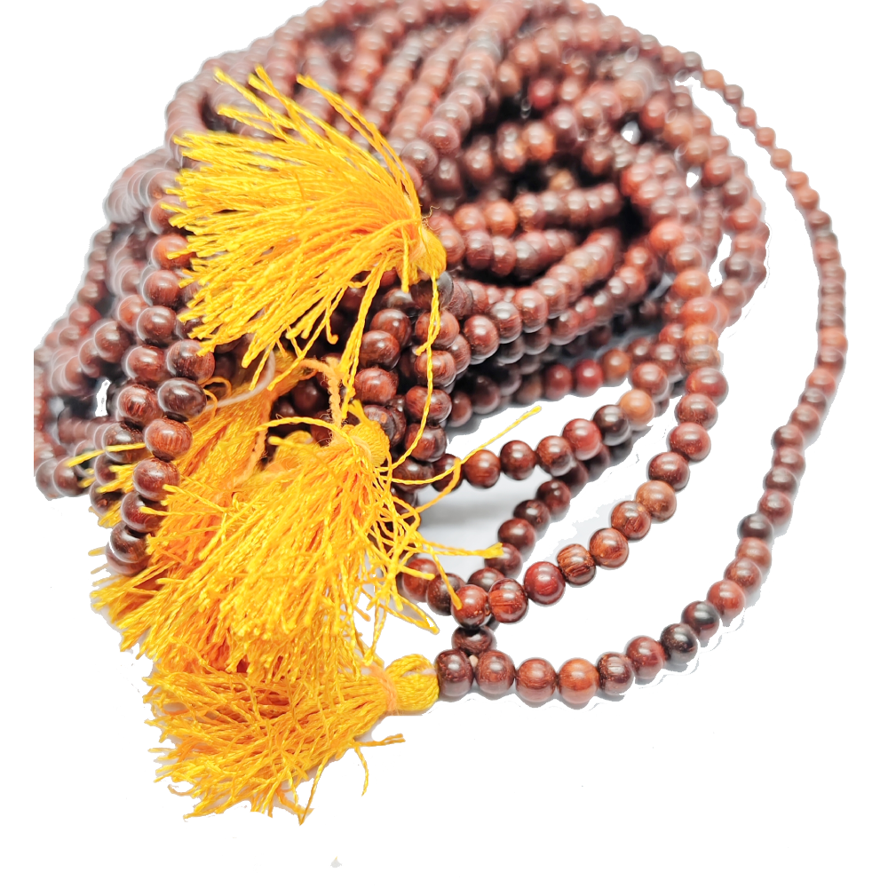 Original Sengali Wood Malai 6MM & 8MM (Red Sandalwood Mala) - Image 2